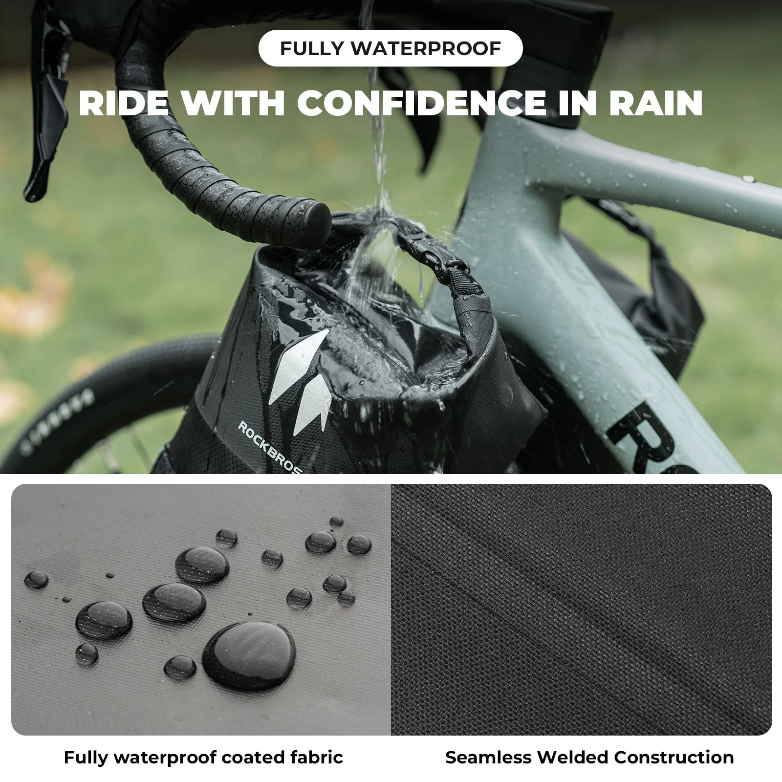 RideMate Front Fork Rack Bag - 7L - Image 5