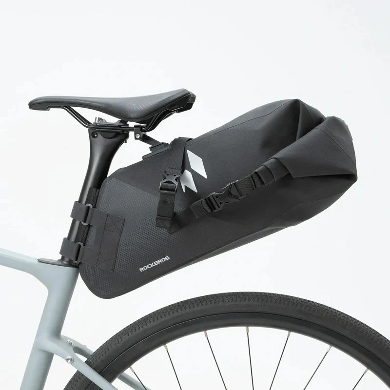 RideMate Waterproof Bike Tail Bag - 13L - Image 2