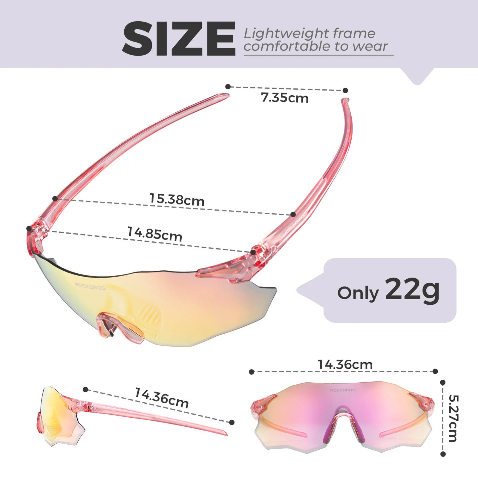 Rimless Polarized Cycling Glasses - Image 5