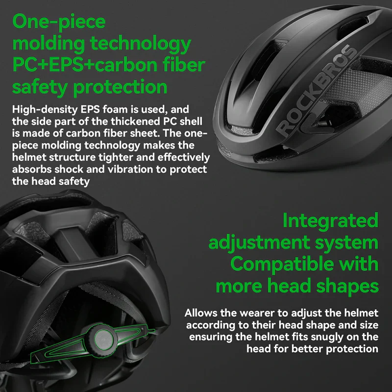 Lightweight Carbon Fiber Road Bike Helmet - Image 23