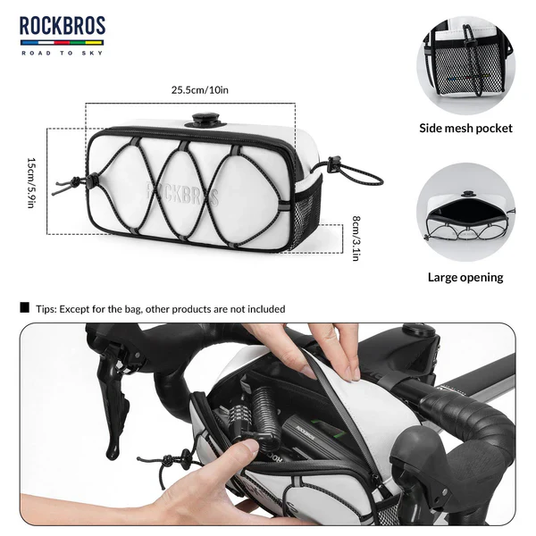 ROAD TO SKY Square Bike Handlebar Bag 1.9L - Image 10