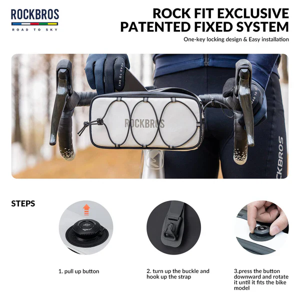 ROAD TO SKY Square Bike Handlebar Bag 1.9L - Image 13