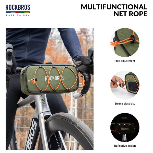ROAD TO SKY Square Bike Handlebar Bag 1.9L - Image 18
