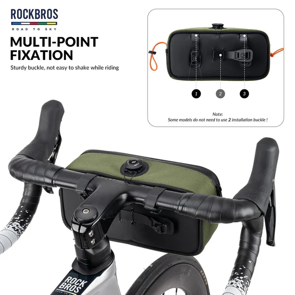 ROAD TO SKY Square Bike Handlebar Bag 1.9L - Image 19
