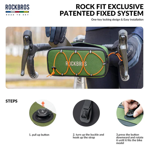 ROAD TO SKY Square Bike Handlebar Bag 1.9L - Image 20