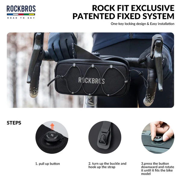 ROAD TO SKY Square Bike Handlebar Bag 1.9L - Image 27