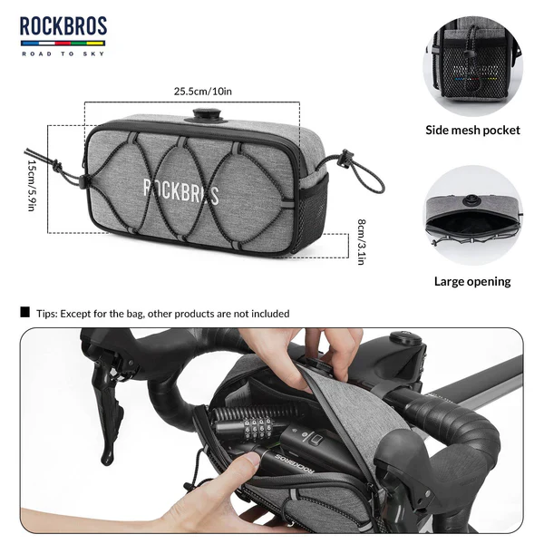 ROAD TO SKY Square Bike Handlebar Bag 1.9L - Image 31