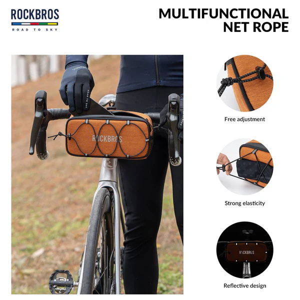 ROAD TO SKY Square Bike Handlebar Bag 1.9L - Image 4