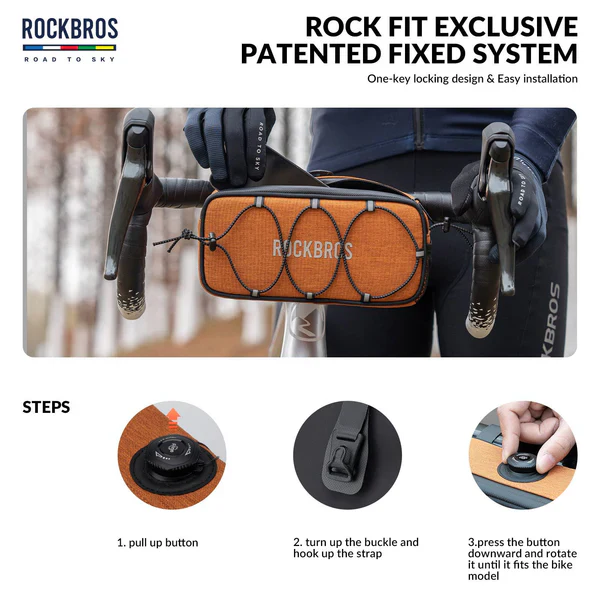 ROAD TO SKY Square Bike Handlebar Bag 1.9L - Image 6