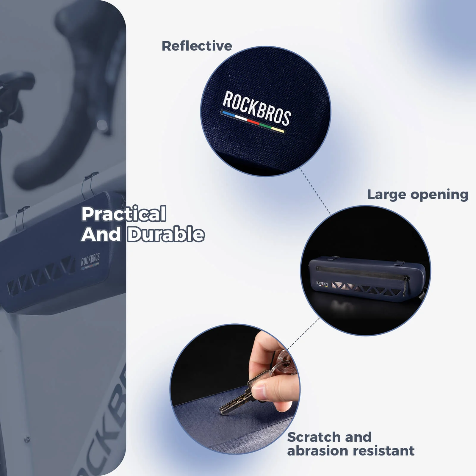 Road To Sky Bike Frame Bag 100% Waterproof 1.7L - Image 11