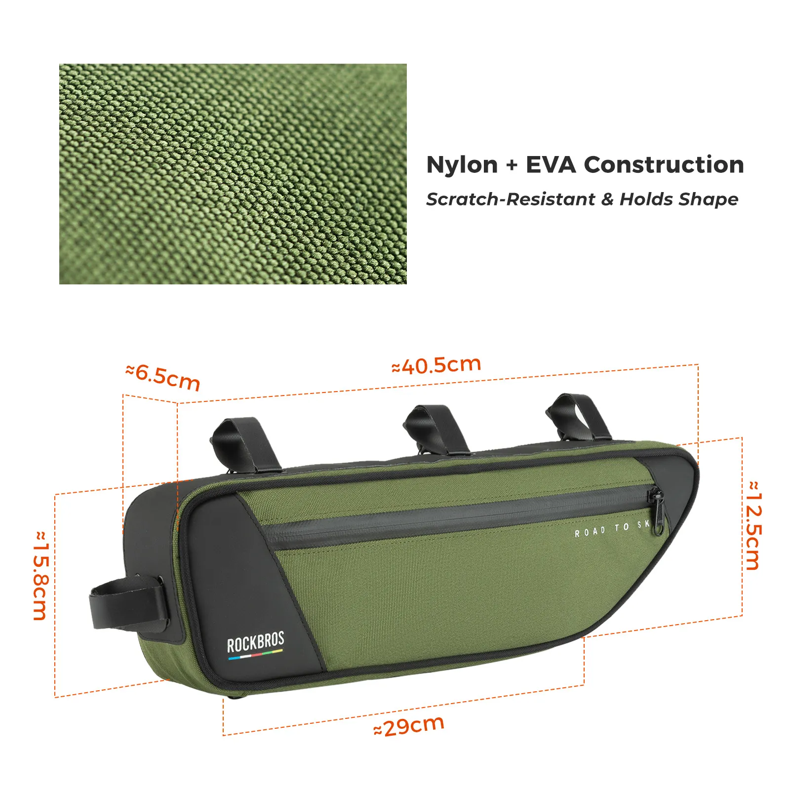ROAD TO SKY Bike Frame Bag - 2L - Image 15
