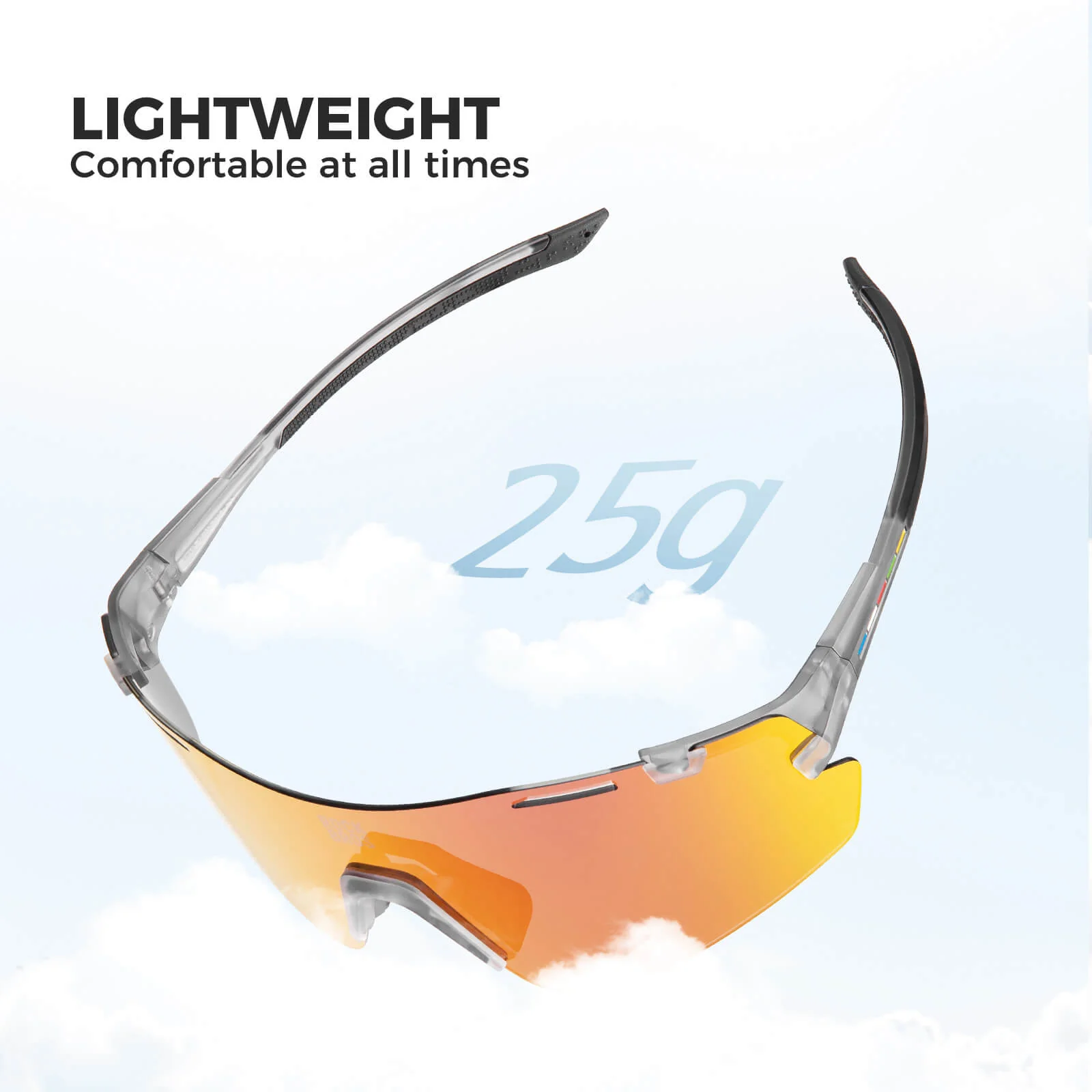ROAD TO SKY BOUNDLESS Photochromic Cycling Glasses 3 Lens Set - Image 14