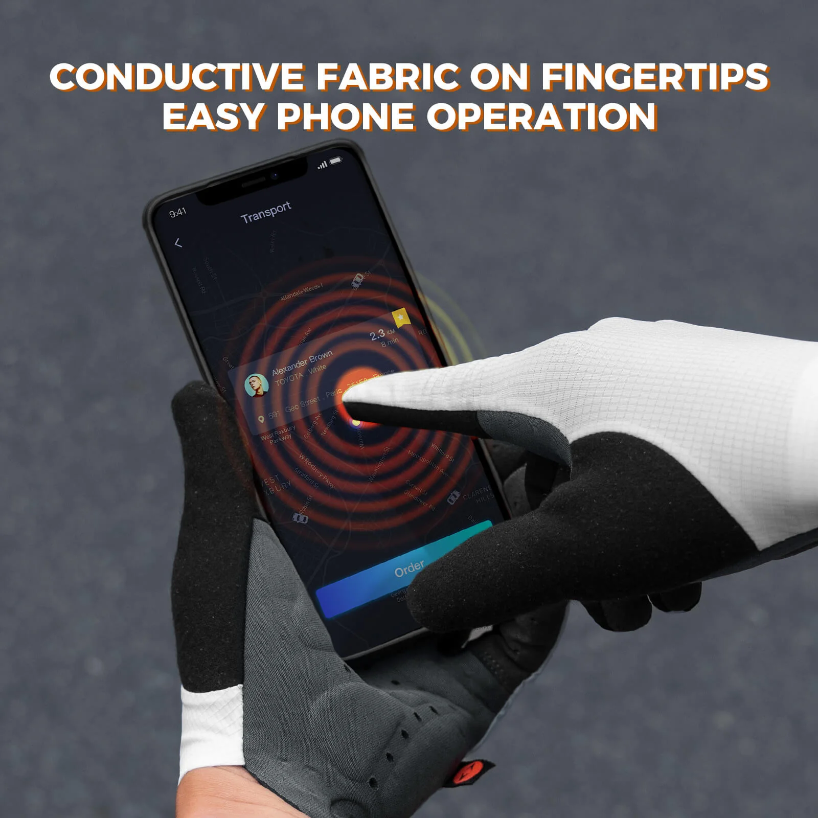 ROAD TO SKY Elastic Interface® Long Finger Cycling Gloves - Image 5