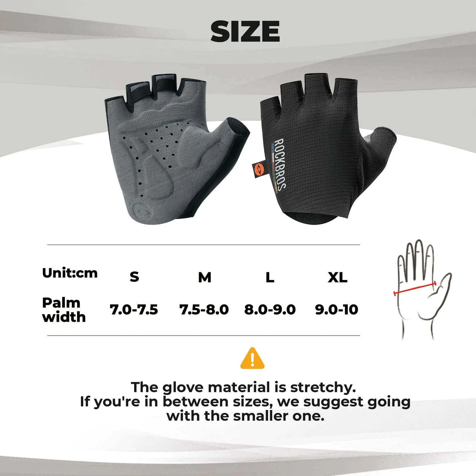 ROAD TO SKY Short Finger Mountain Cycling Gloves Dual - Image 6