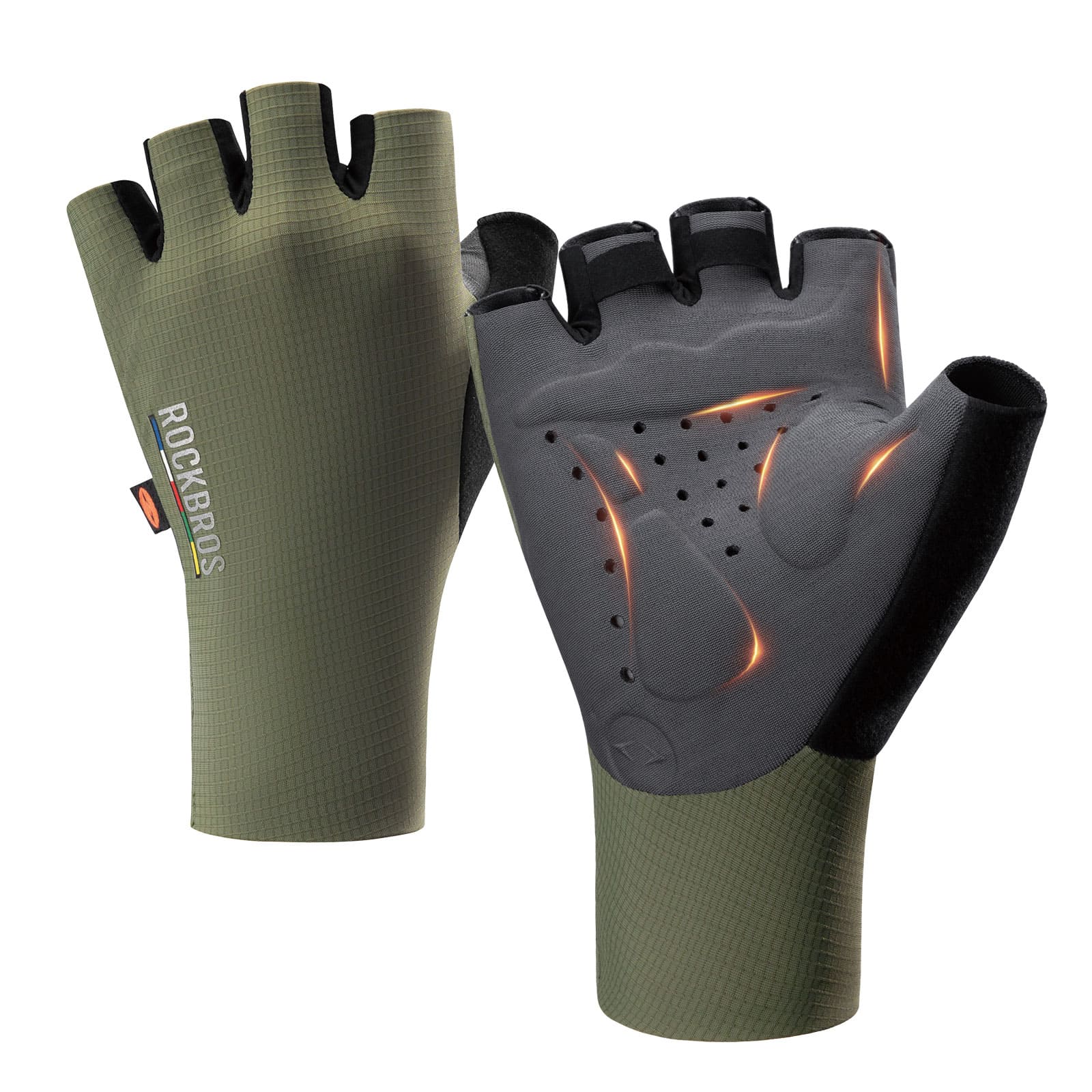 ROAD TO SKY Short Finger Road Cycling Gloves Dual