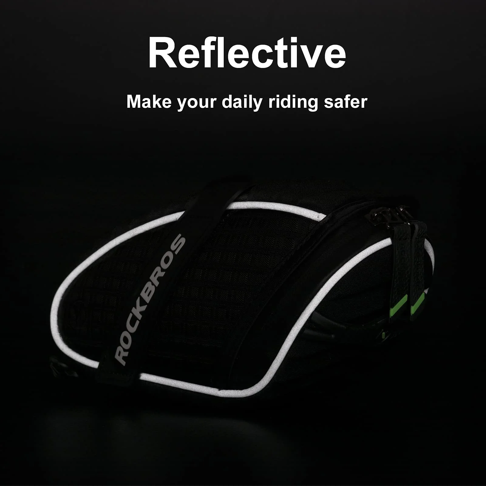 3D Shell Bike Saddle Bag Under Seat Storage Pack - Image 4