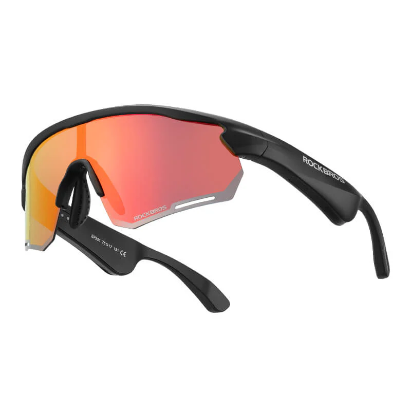 ROCKBROS Bluetooth Cycling Sunglasses Polarized Smart Glasses - Image 2