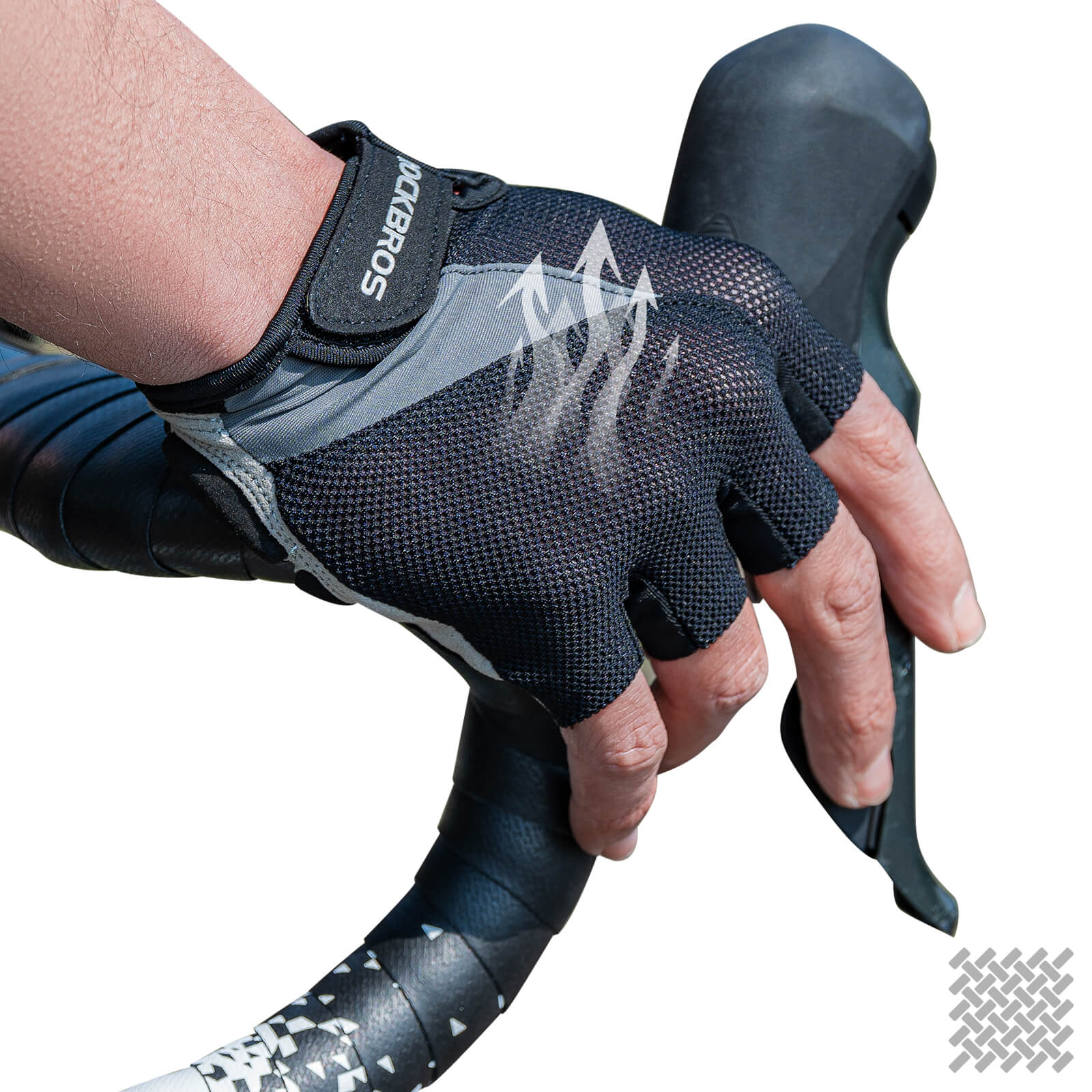 ROCKBROS Breathable Half Finger Cycling Gloves for Summer Rides - Image 2