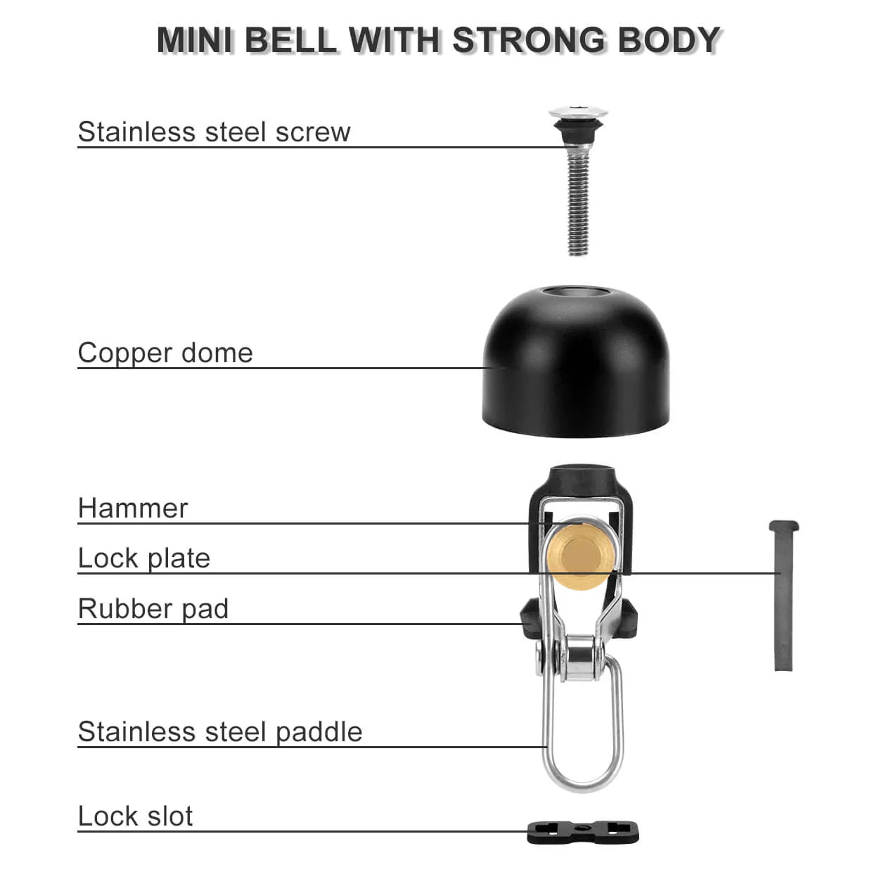 Classic Bike Bell Loud Bicycle Bell - Image 6