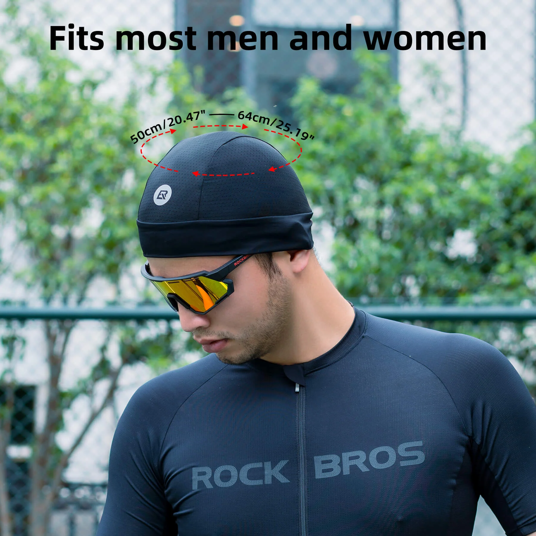 ROCKBROS Cooling Helmet Liner Beanie Mesh Cycling Running Hat - Image 7