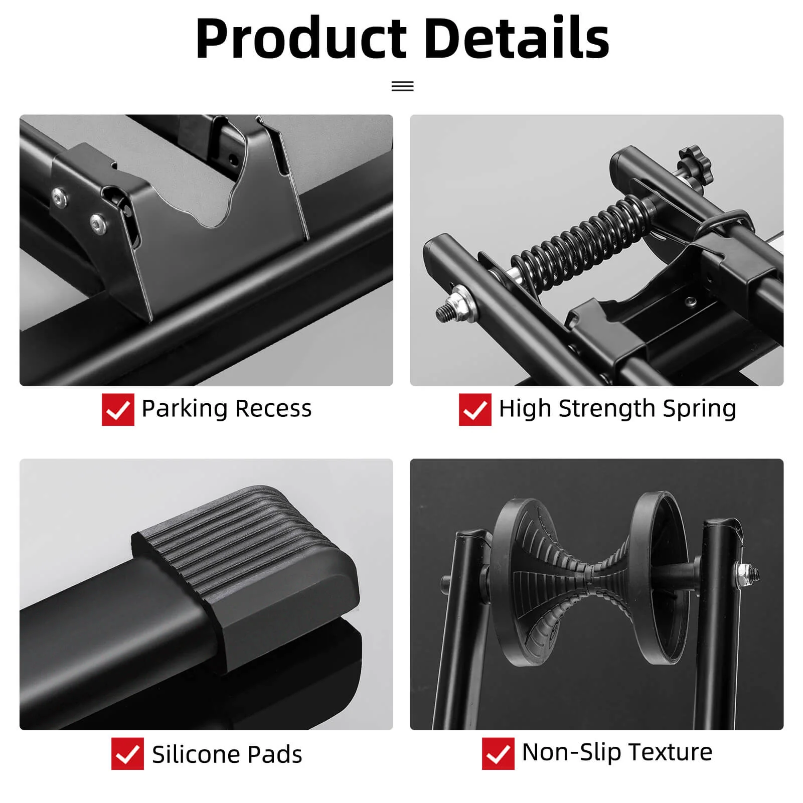 ROCKBROS Foldable Bike Stand Portable Bicycle Rack for Easy Storage - Image 10