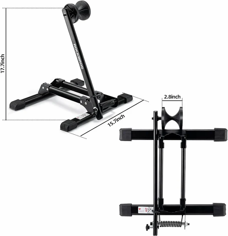 ROCKBROS Foldable Bike Stand Portable Bicycle Rack for Easy Storage - Image 8