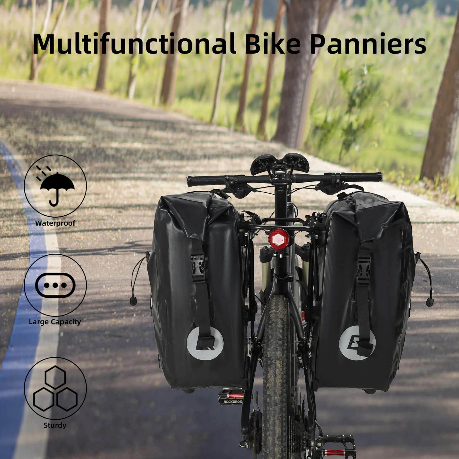 Fully Waterproof Bike Pannier Large Capacity - Image 50