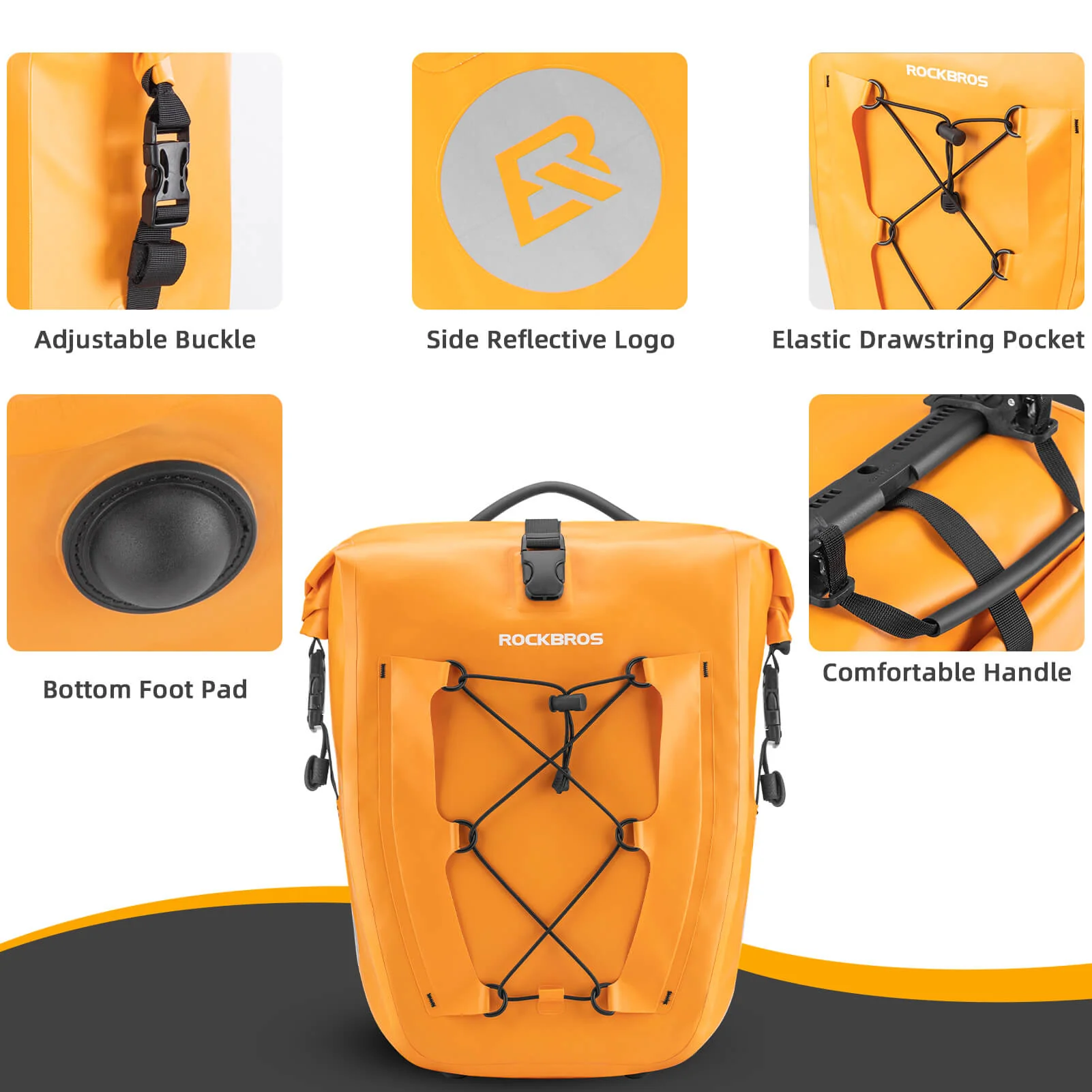 Fully Waterproof Bike Pannier Large Capacity - Image 7