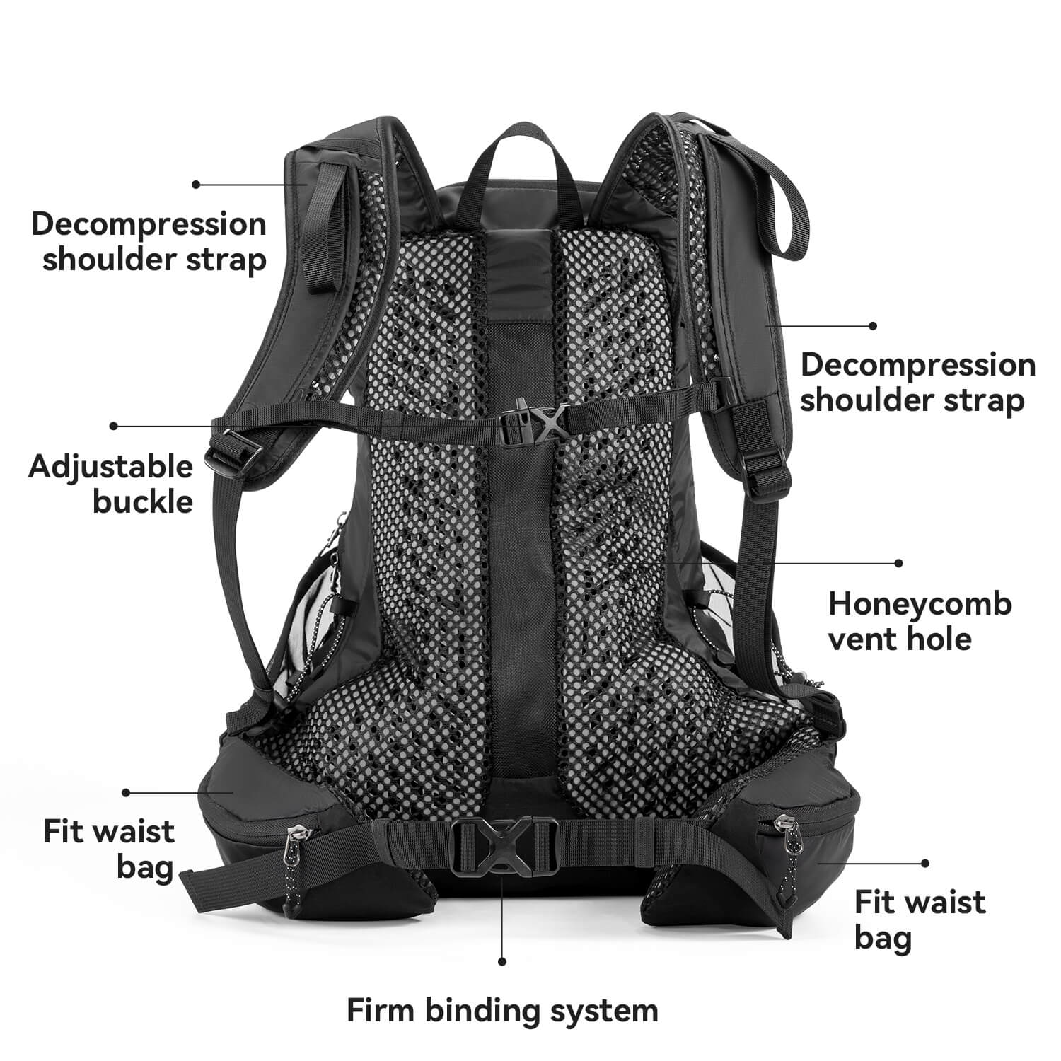 ROCKBROS Lightweight Hydration Backpack for Outdoor Sports - Image 7