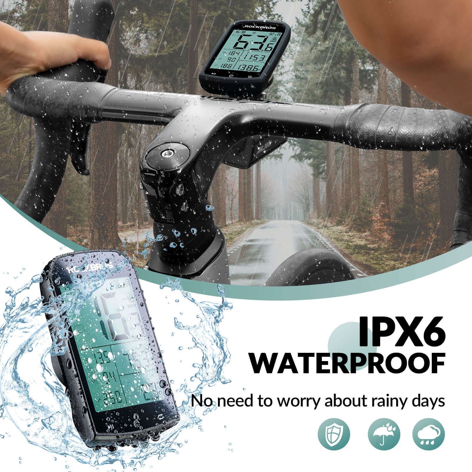ROCKBROS M1 Smart Bike GPS Computer - Image 3