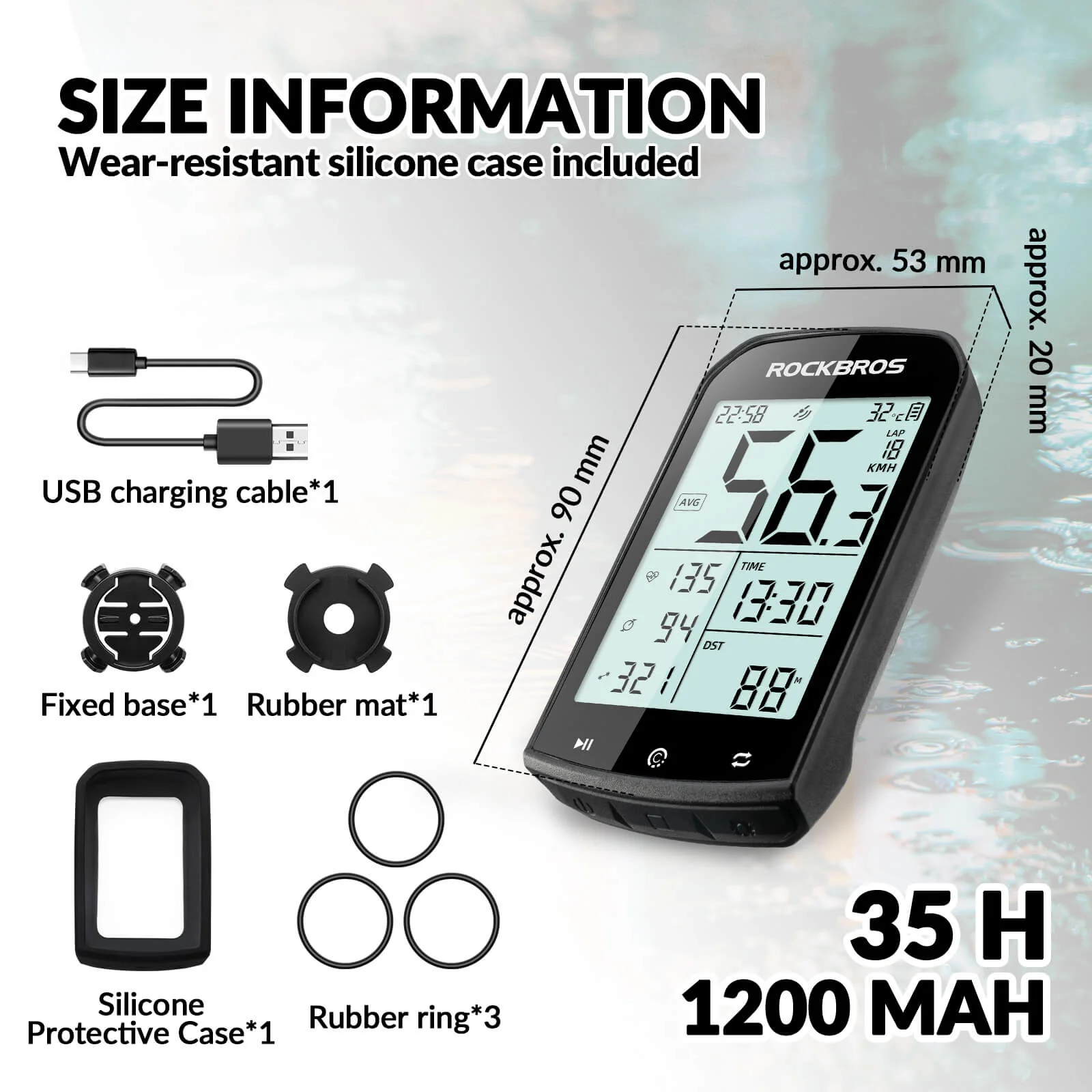 ROCKBROS M1 Smart Bike GPS Computer - Image 7
