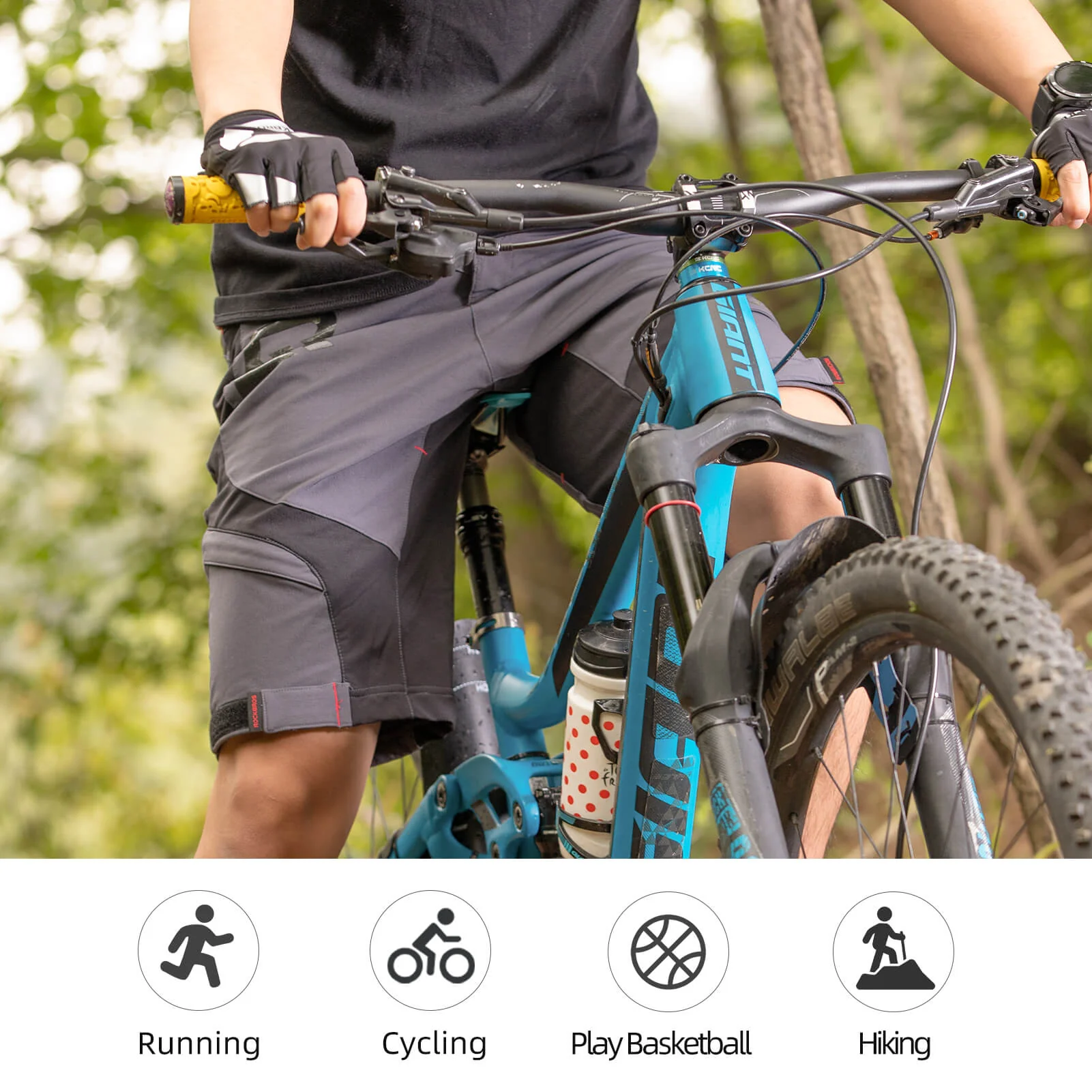 Men's MTB Shorts with Detachable 4D Padded Liner - Image 13