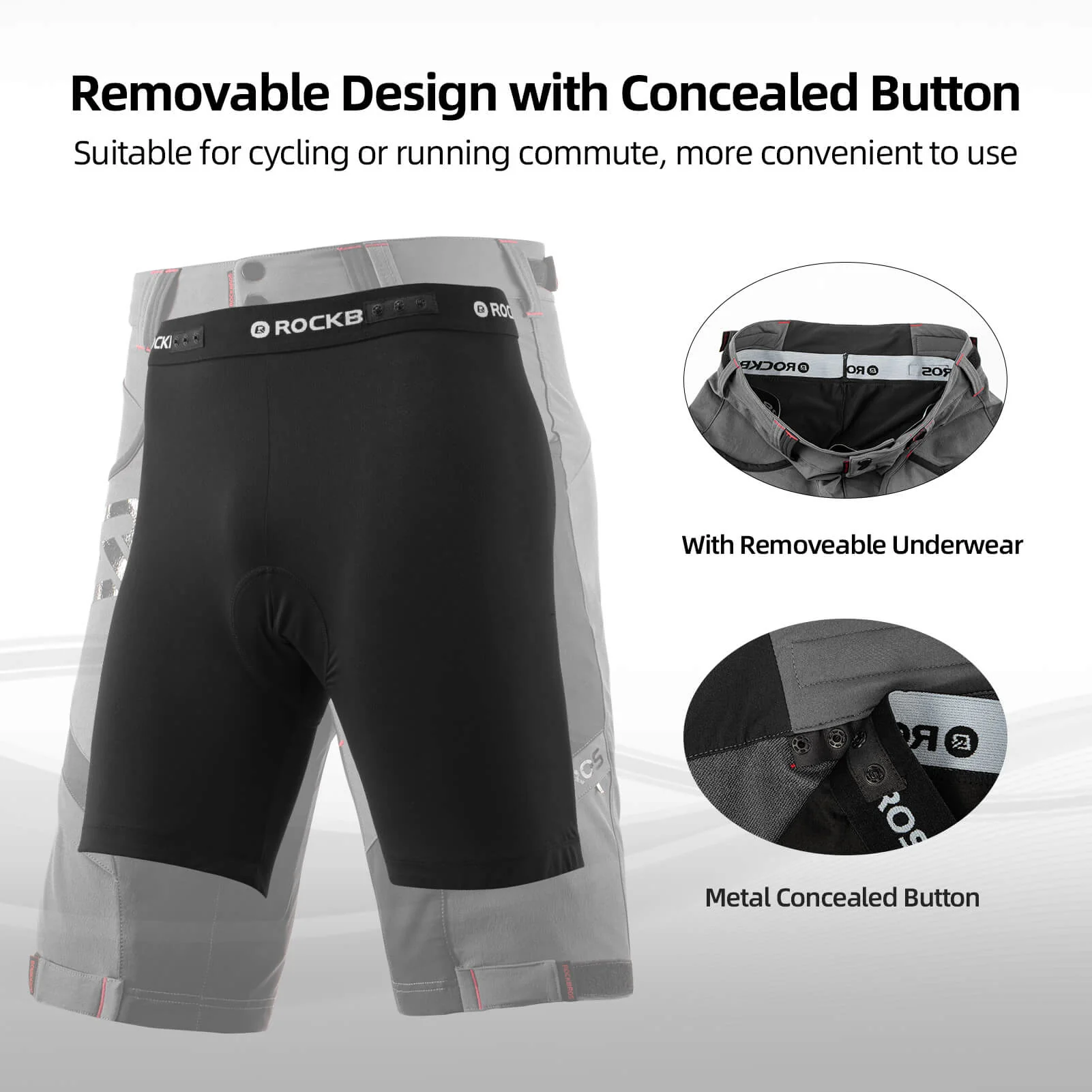 Men's MTB Shorts with Detachable 4D Padded Liner - Image 7