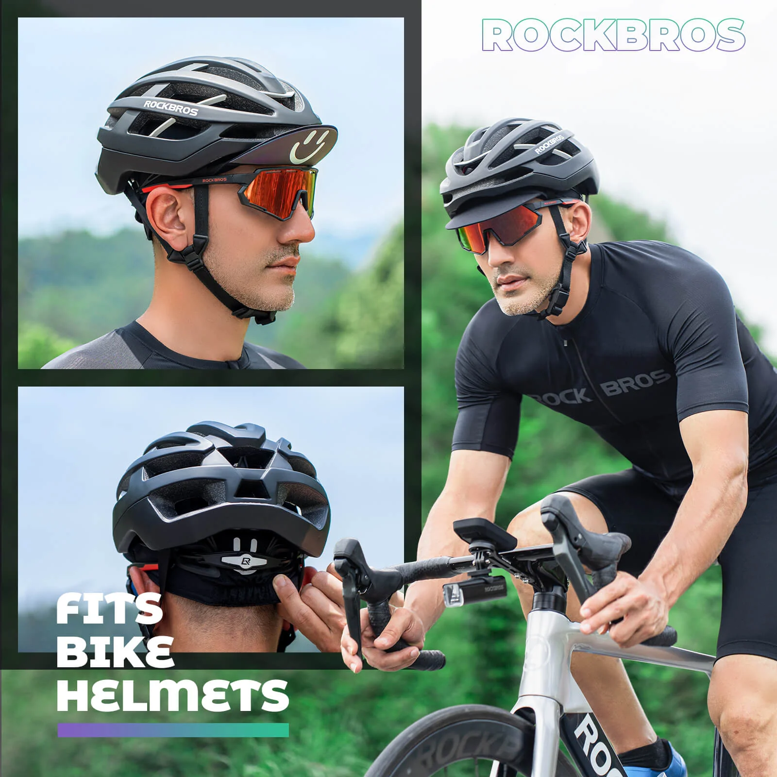 ROCKBROS Summer Cycling Cap Sun Protection Breathable Hat - Image 8