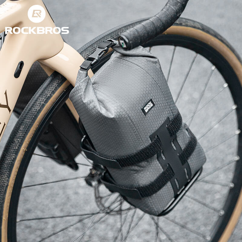 ROCKBROS Water-Resistant Front Fork Rack Bag for Bikepacking - Image 8