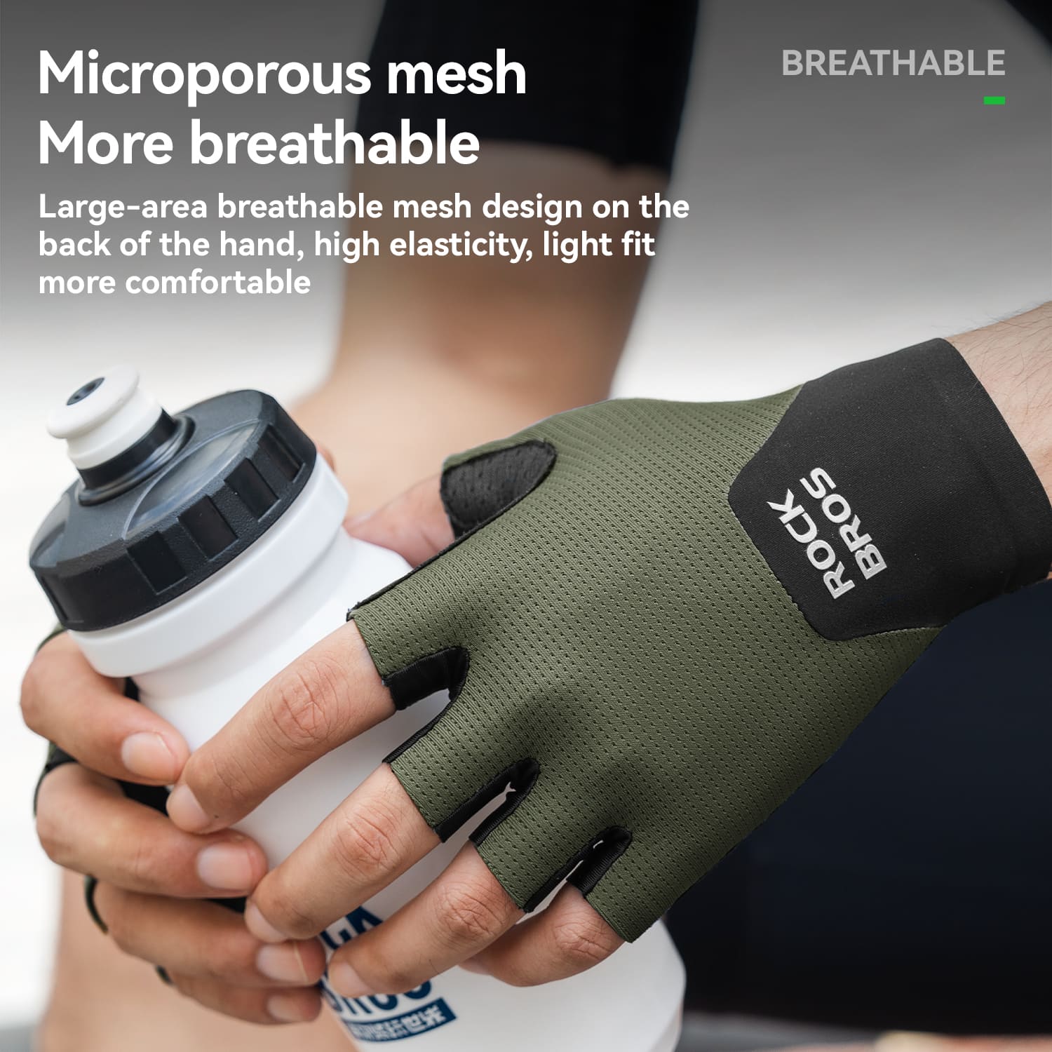 S403 Minimalist Half Finger Cycling Gloves - Image 13