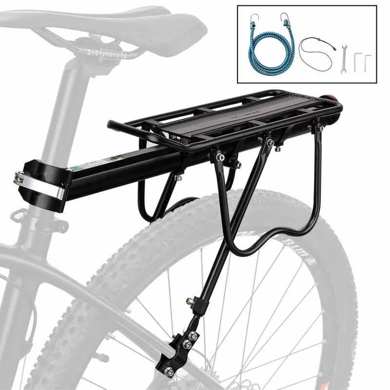 Seatpost Mounted Bike Rear Rack with Bolt-On Mount - Image 2
