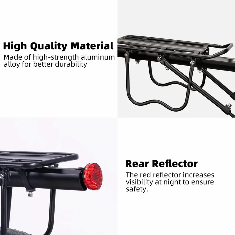 Seatpost Mounted Bike Rear Rack with Bolt-On Mount - Image 5