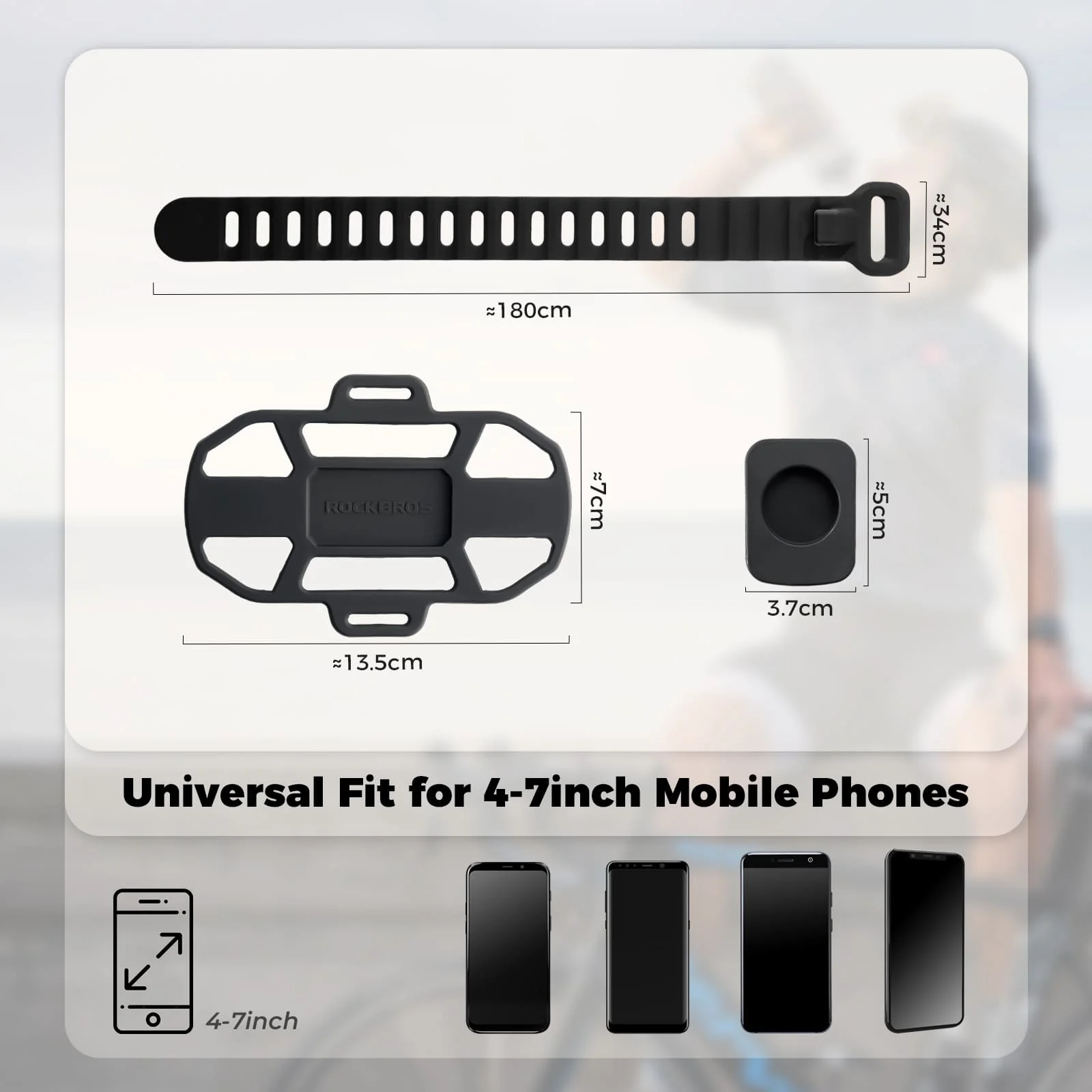 Anti-Slip Silicone Bike Phone Mount - Image 4