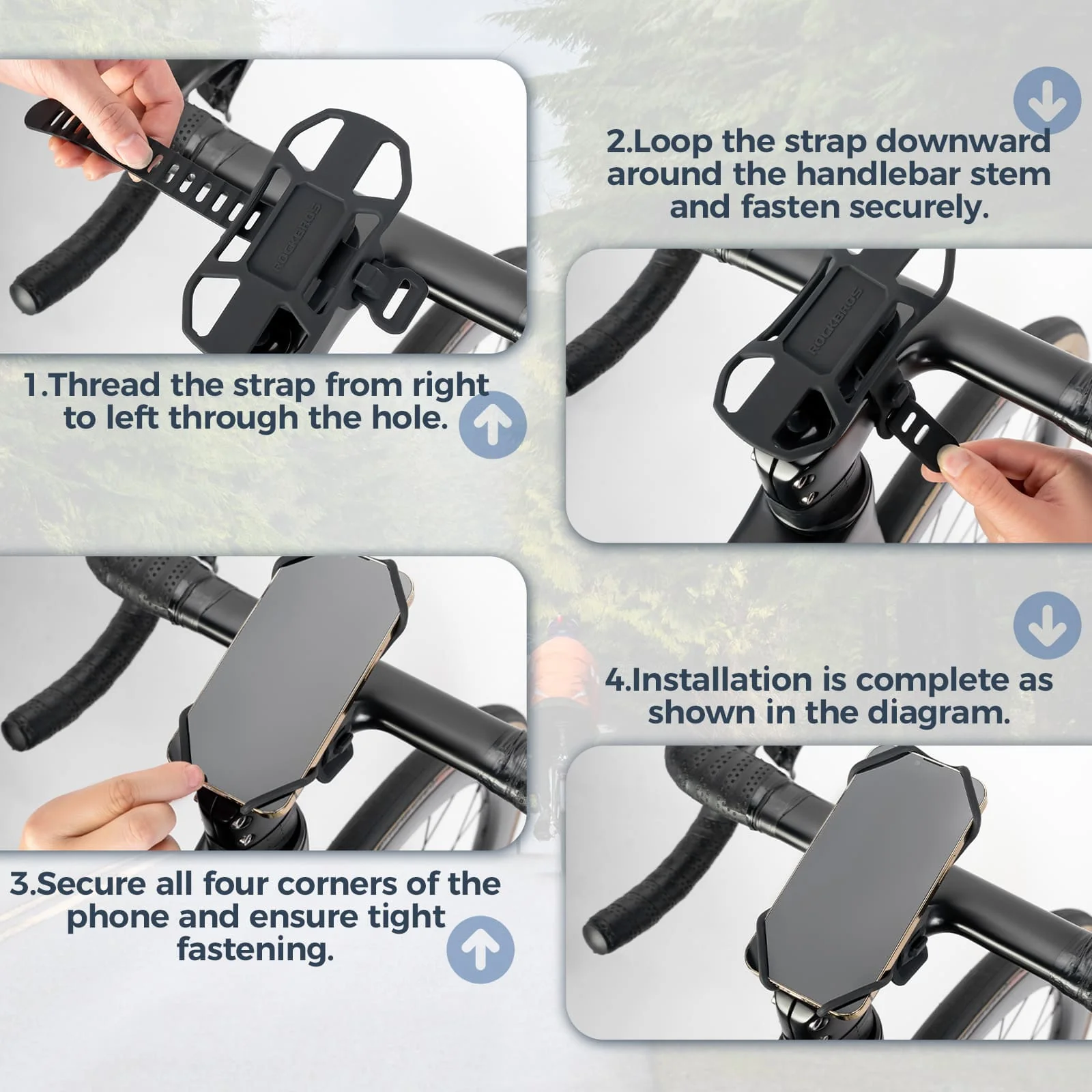 Anti-Slip Silicone Bike Phone Mount - Image 9