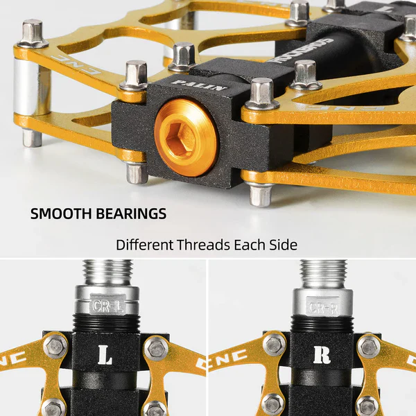Single Bearing Aluminum Alloy Platform Pedals - Image 19