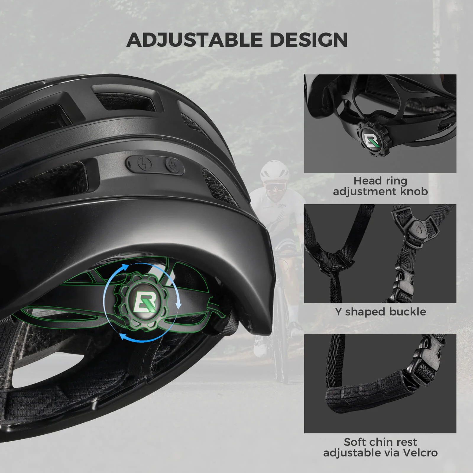 Smart Bike Helmet with Remote-Controlled Warning Lights - Image 20