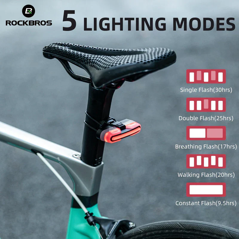 Smart Brake Sensing Bike Tail Light for Aero Seatposts - Image 3