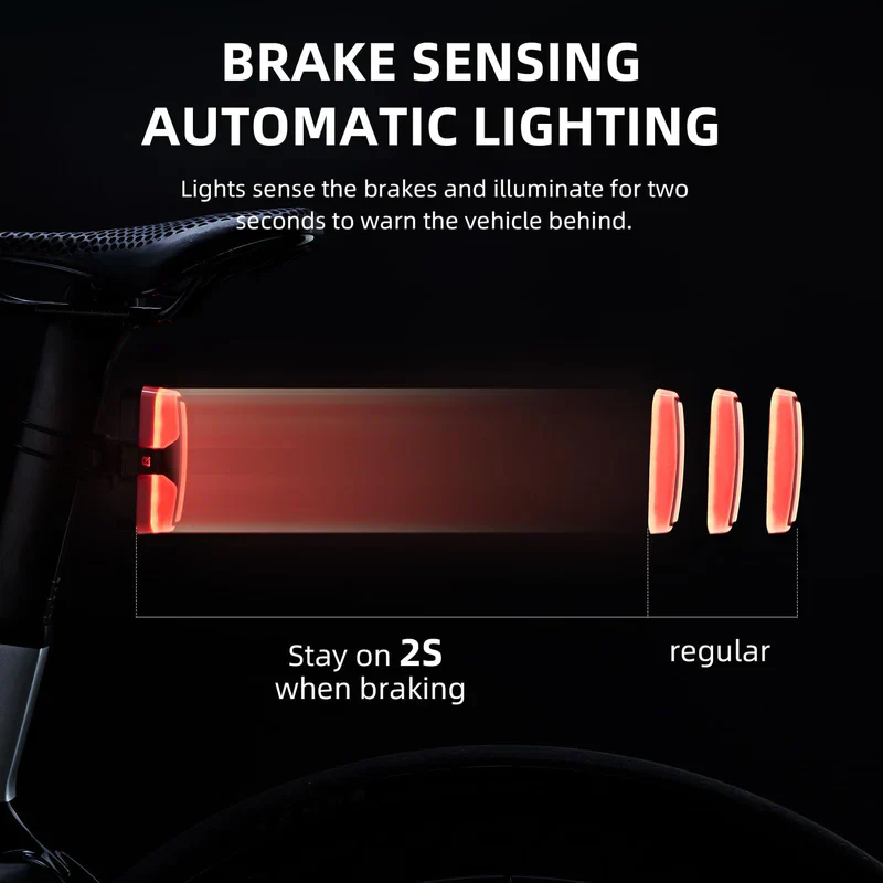 Smart Brake Sensing Bike Tail Light for Aero Seatposts - Image 4
