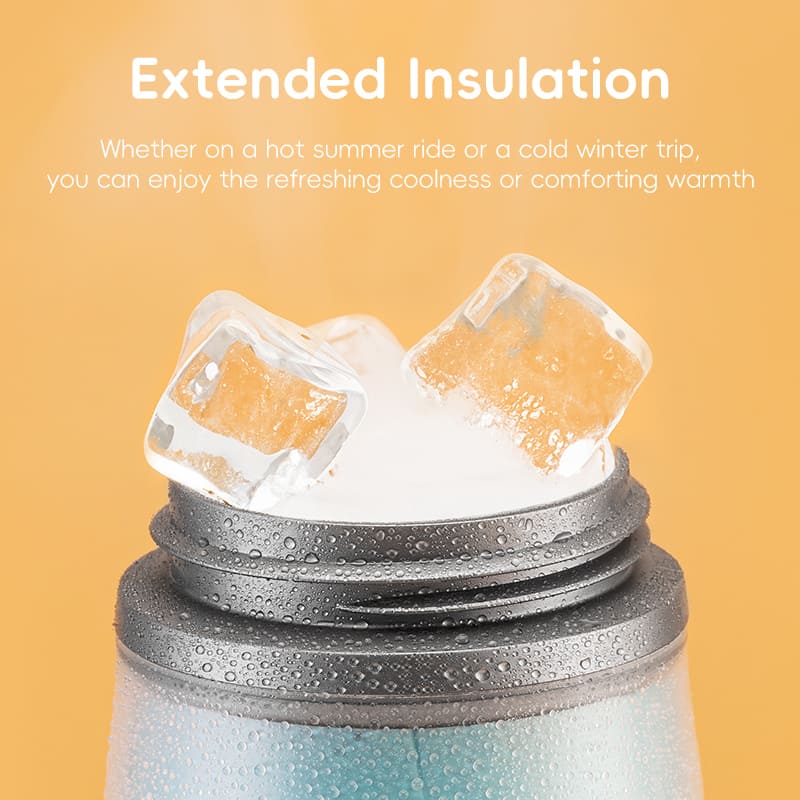 Soft Squeeze Insulated Cycling Water Bottle-21oz - Image 11