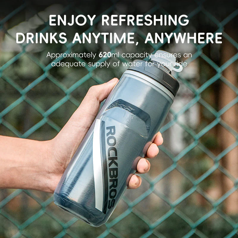 Soft Squeeze Insulated Cycling Water Bottle-21oz - Image 13