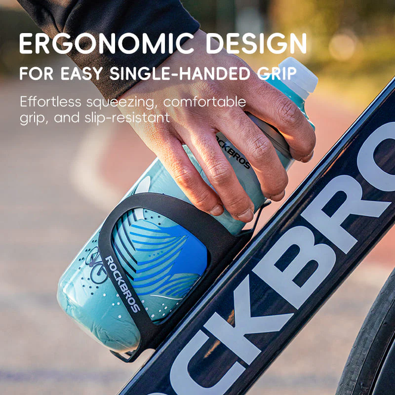 Soft Squeeze Insulated Cycling Water Bottle-21oz - Image 14