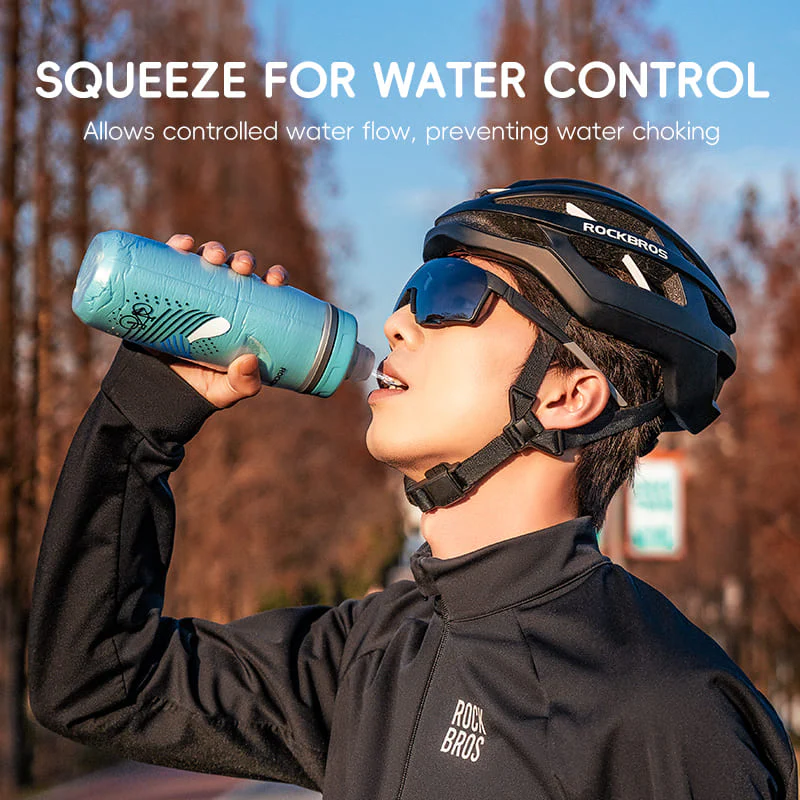 Soft Squeeze Insulated Cycling Water Bottle-21oz - Image 17
