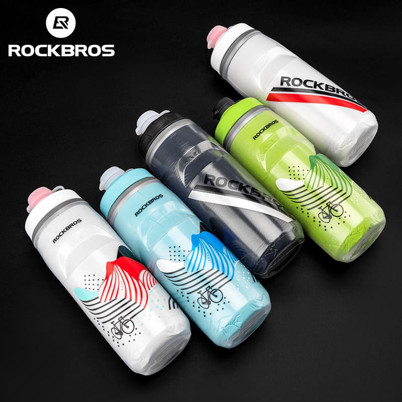 Soft Squeeze Insulated Cycling Water Bottle-21oz - Image 18