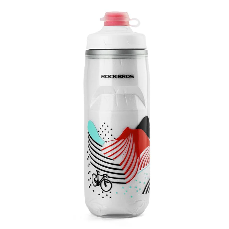 Soft Squeeze Insulated Cycling Water Bottle-21oz - Image 4